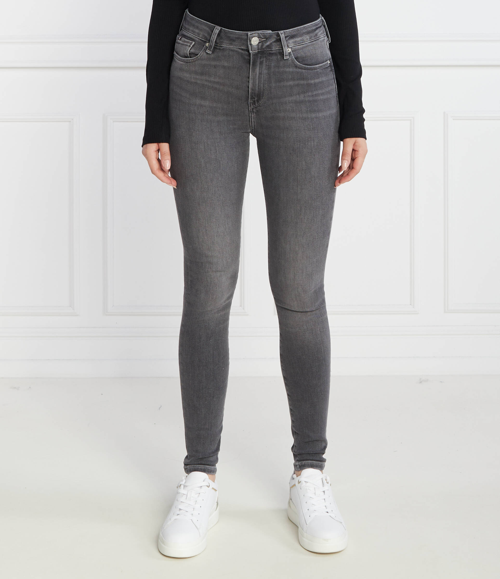 Jeans TH FLEX U fit HW Graphit Skinny | LUZ Tommy | HARLEM Hilfiger