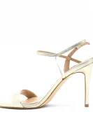 high-heel-sandalen kabelle |mit zusatz von leder Guess gold