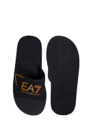 pantoletten EA7 schwarz