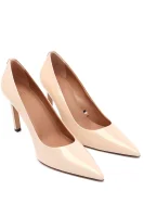 Leder high heels Janet Pump 90-P BOSS BLACK beige
