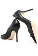 Leder high heels Elisabetta Franchi schwarz