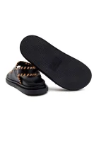 Leder sandalen Alohas schwarz