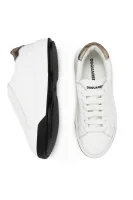 Leder sneakers Dsquared2 weiß