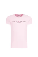 t-shirt essential | regular fit Tommy Hilfiger puderrosa