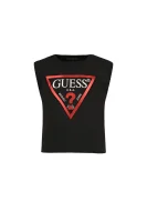 t-shirt | cropped fit Guess schwarz