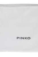 Leder umhängetasche love mini icon Pinko schwarz