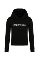 sweatshirt | cropped fit CALVIN KLEIN JEANS schwarz