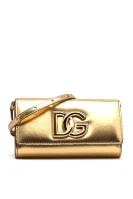 leder crossbodytasche Dolce & Gabbana gold