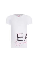 T-shirt | Regular Fit EA7 weiß