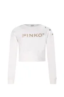 Sweatshirt | Cropped Fit |stretch Pinko UP weiß