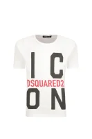 T-Shirt |       Regular Fit Dsquared2 weiß