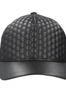 Cap-Quilted-Leather 10238635 01 BOSS GREEN schwarz