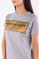t-shirt |       regular fit Trussardi grau