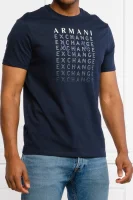 t-shirt | regular fit Armani Exchange dunkelblau