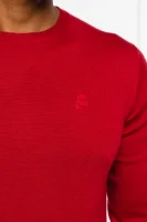 woll pullover | regular fit Karl Lagerfeld rot