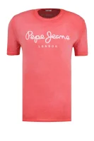 T-Shirt West Sir |       Regular Fit Pepe Jeans London rot
