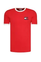 t-shirt | regular fit Tommy Jeans rot