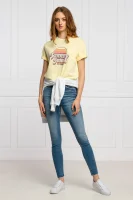 t-shirt summer retro |       regular fit Tommy Jeans gelb