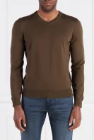 woll pullover baram-l | regular fit BOSS BLACK khaki