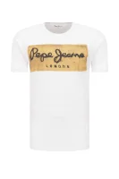 t-shirt charing Pepe Jeans London aschfarbig
