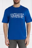 T-shirt Nalayo | Regular Fit Hugo Blue Kornblumenblau
