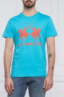 t-shirt | regular fit La Martina himmelblau