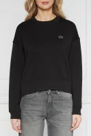 Sweatshirt | Oversize fit |stretch Lacoste schwarz
