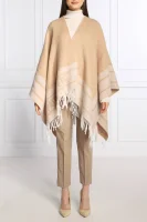 woll poncho | relaxed fit Patrizia Pepe beige