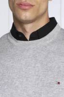 pullover core | regular fit |mit zusatz von seide Tommy Hilfiger aschfarbig