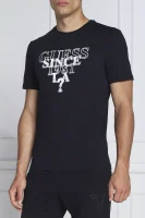 t-shirt blurry | slim fit GUESS dunkelblau