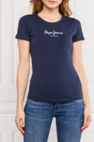 t-shirt new virginia | slim fit Pepe Jeans London dunkelblau