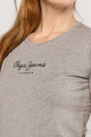 t-shirt new virginia | slim fit Pepe Jeans London grau