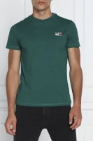 t-shirt | slim fit Tommy Jeans grün