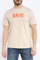 T-shirt BATU | Regular Fit Save The Duck beige