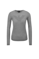 woll pullover | regular fit Emporio Armani grau