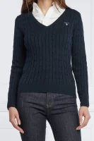pullover | slim fit Gant dunkelblau