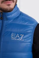 Daunen weste | Regular Fit EA7 blau 