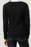 woll pullover | regular fit |mit zusatz von kaschmir POLO RALPH LAUREN schwarz