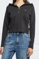 sweatshirt | cropped fit Tommy Jeans schwarz