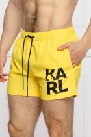 badeshorts |       regular fit Karl Lagerfeld gelb