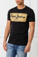 t-shirt charing | slim fit Pepe Jeans London schwarz