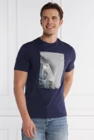 T-shirt | Regular Fit Armani Exchange dunkelblau