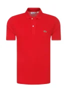 Polo |       Classic fit |       Piqué Lacoste rot