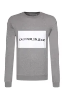 Sweatshirt INSTITUTIONAL |       Slim Fit CALVIN KLEIN JEANS aschfarbig