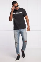 t-shirt | regular fit Trussardi schwarz