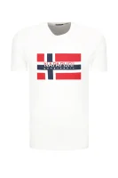 T-Shirt SOVICO |       Regular Fit Napapijri weiß