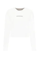sweatshirt monogram | cropped fit CALVIN KLEIN JEANS weiß