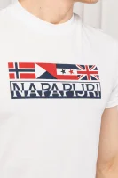 t-shirt sidhi | regular fit Napapijri weiß