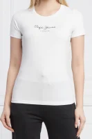 t-shirt new virginia | slim fit Pepe Jeans London weiß
