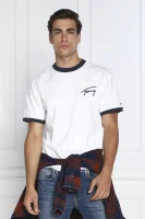 t-shirt signature ringer | regular fit Tommy Jeans weiß